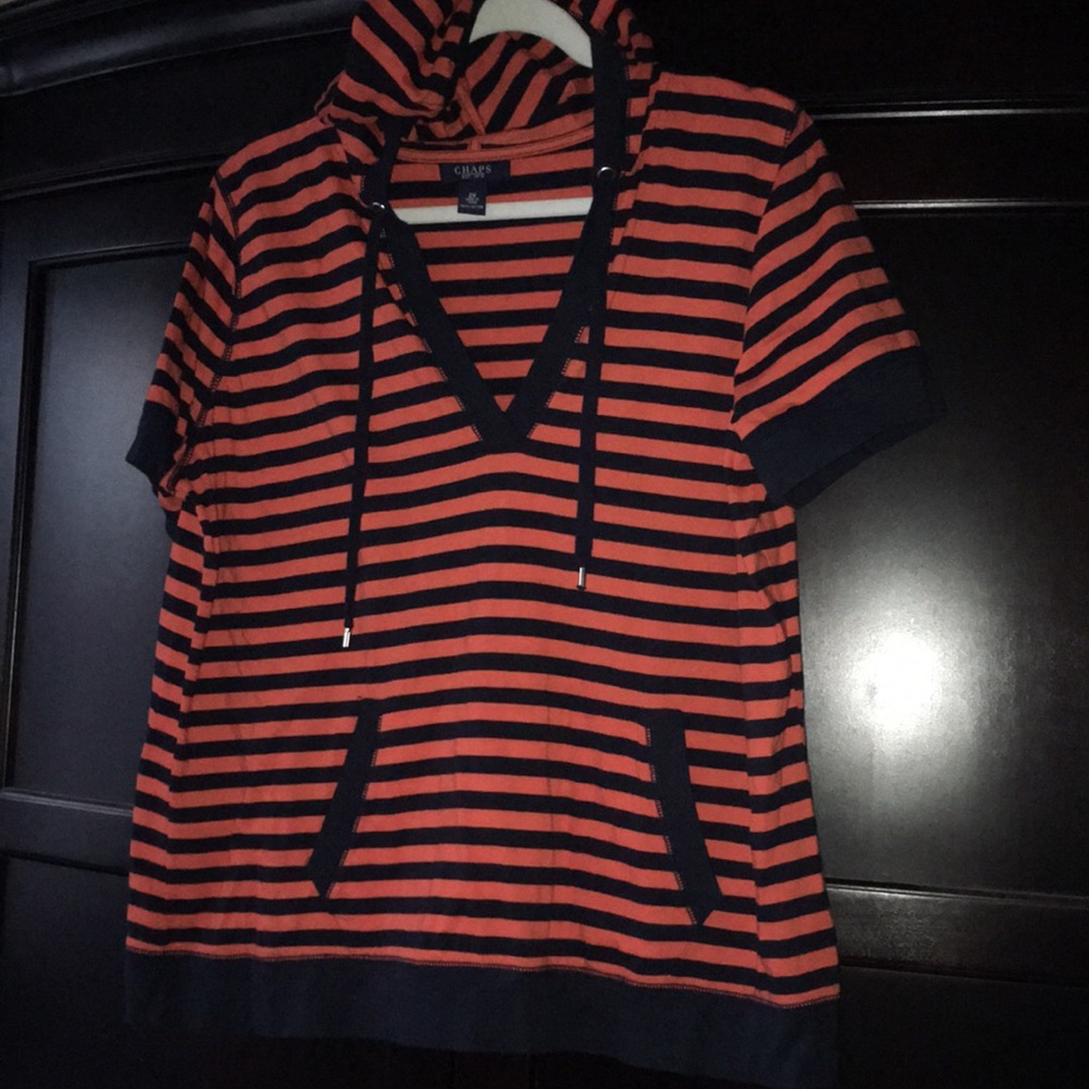 CHAPS short sleeves hoodie 2 X